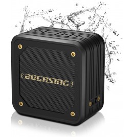 BOGASING M10 Portable Bluetooth Speaker, IPX7 Waterproof, 15W Loud Sound & Subwoofer, Bluetooth 5.0 Wireless Dual Pairing, 24H Playtime, for Outdoor Sport (Black) BOGASING M10 Portable Bluetooth Speaker, IPX7 Waterproof, 15W Loud Sound & Subwoofer, Bluetooth 5.0 Wireless Dual Pairing, 24H Playtime, for Outdoor Sport (Black)