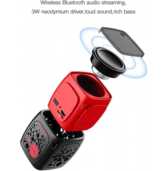 Small Bluetooth Speaker,ALLWAY Ultra Compact Mini Portable Bluetooth Speakers with Loud Stereo Sound,Rich bass,TF Card Port,164 Feet Bluetooth 5.0 Range for Laptop,iPhone,Echo,Car and More Small Bluetooth Speaker,ALLWAY Ultra Compact Mini Portable Bluetooth Speakers with Loud Stereo Sound,Rich bass,TF Card Port,164 Feet Bluetooth 5.0 Range for Laptop,iPhone,Echo,Car and More
